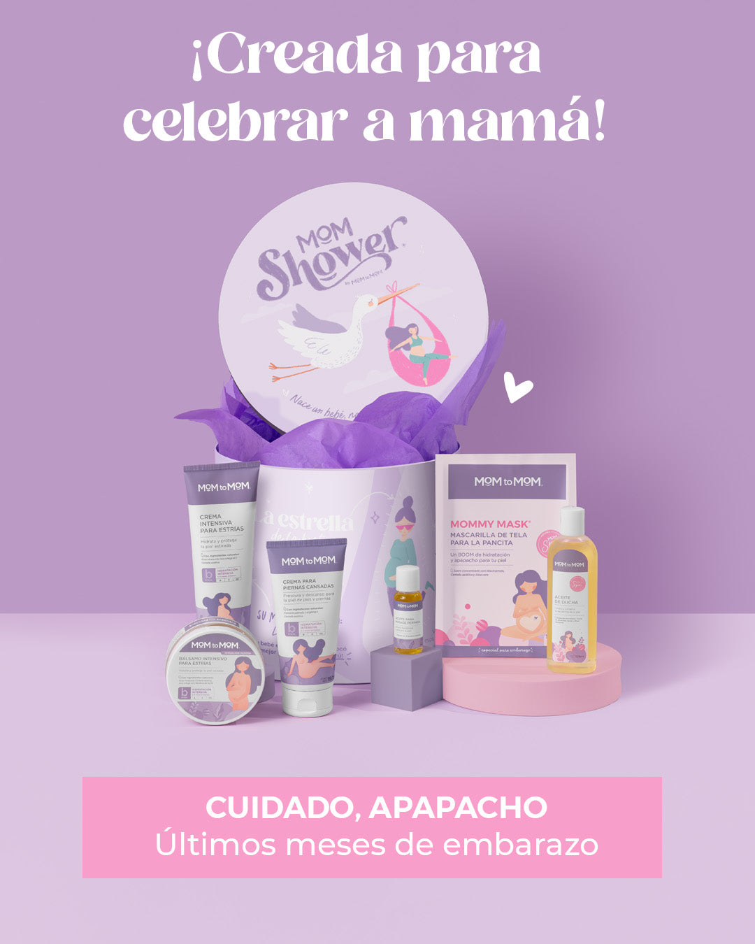 MOM SHOWER GIFT BOX Cuidado, Apapacho y EMBARAZO