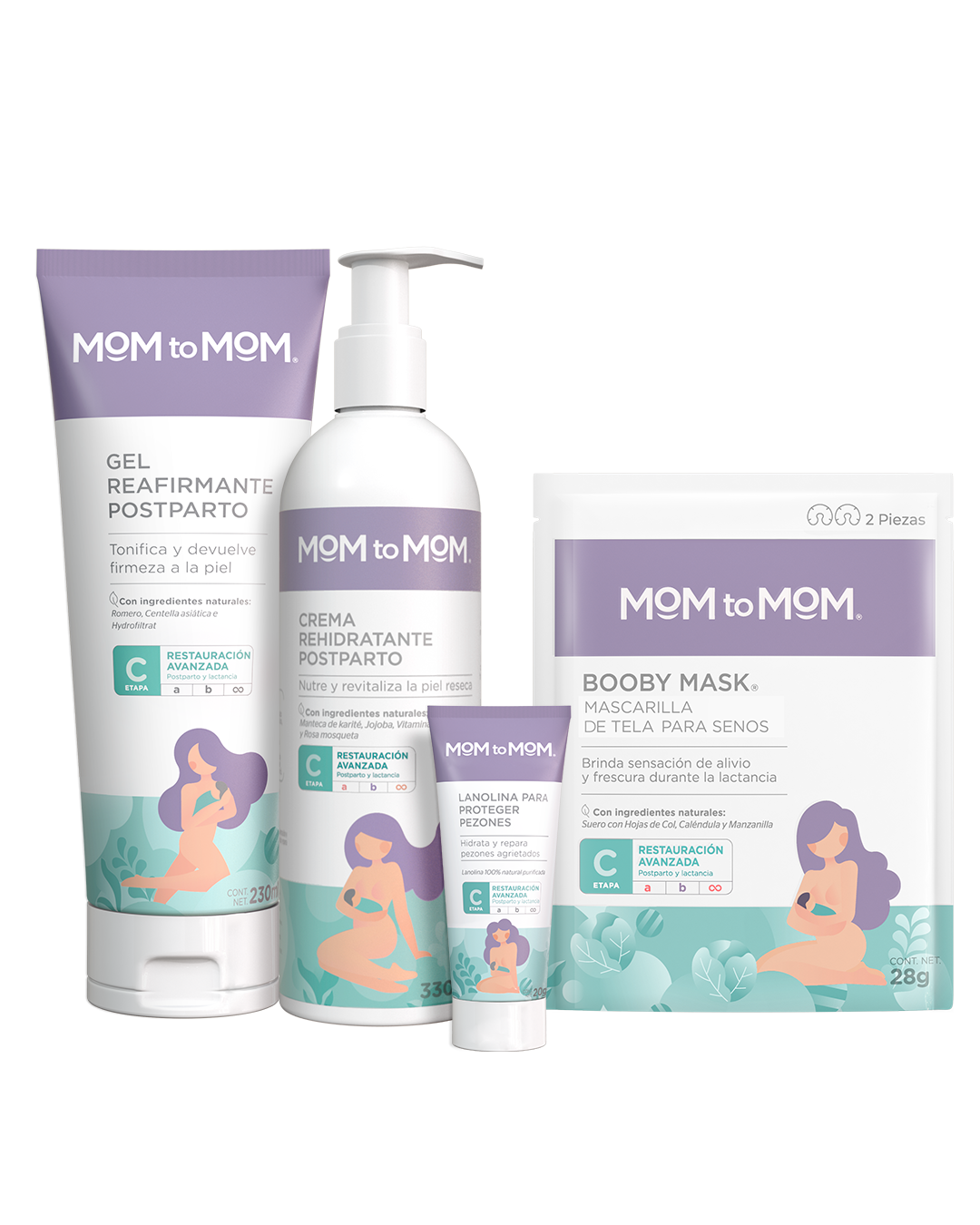 Kit Postparto y Lactancia  MOM to MOM ® Etapa C