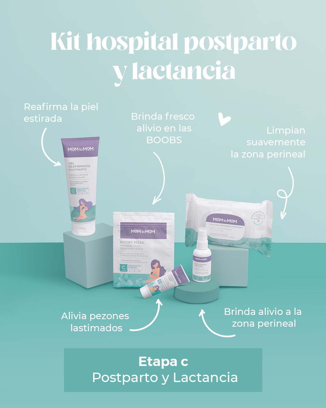 Kit Hospital Postparto y Lactancia MOM to MOM ®