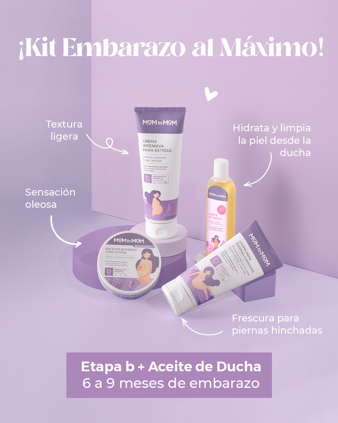 Kit Embarazo al máximo MOM to MOM ® Etapa b