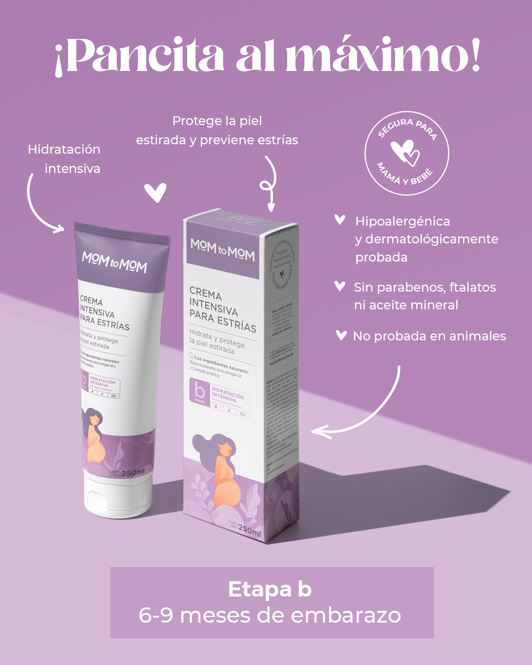 Crema Intensiva para Estrías MOM to MOM ETAPA b