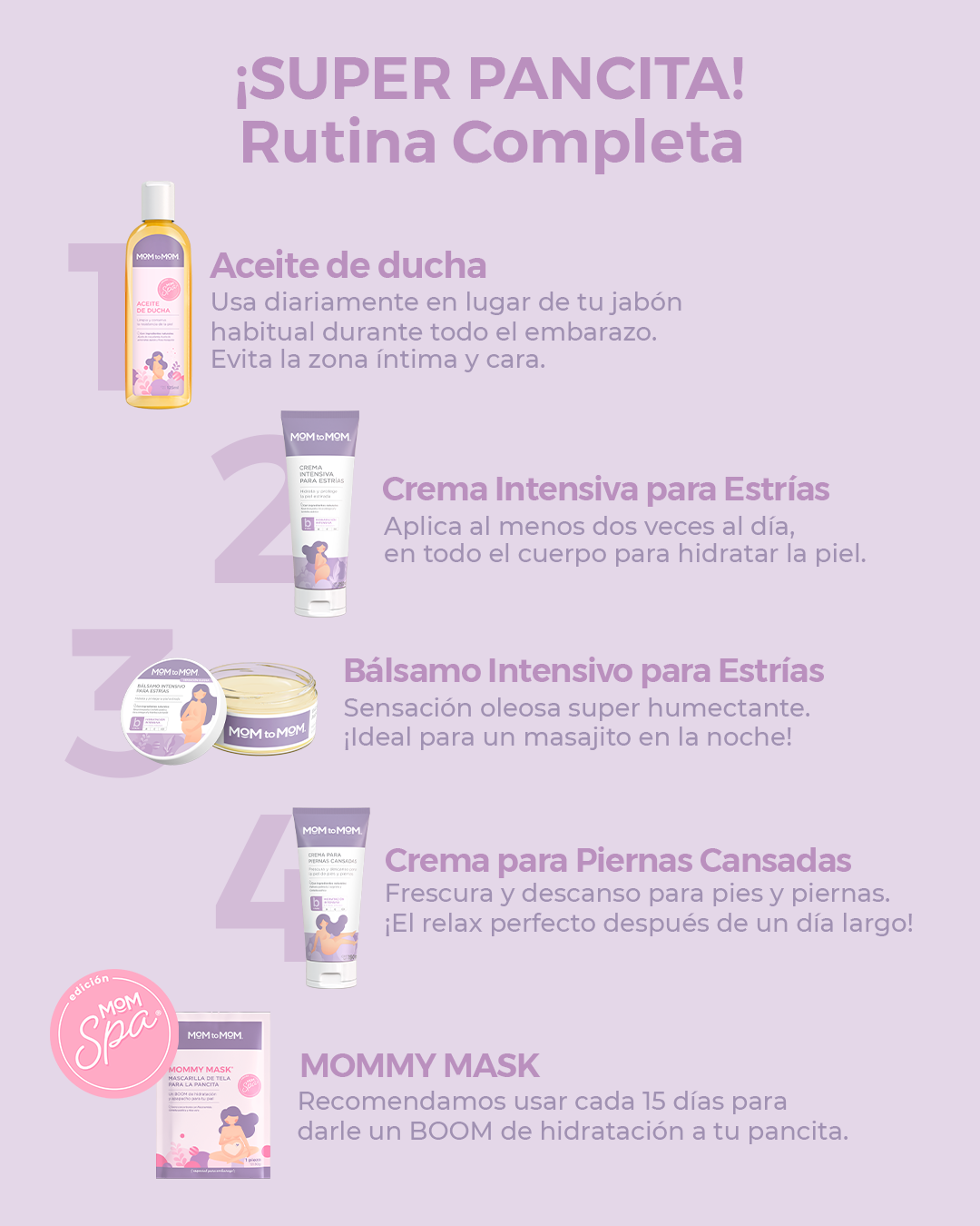 Crema Intensiva para Estrías MOM to MOM ETAPA b