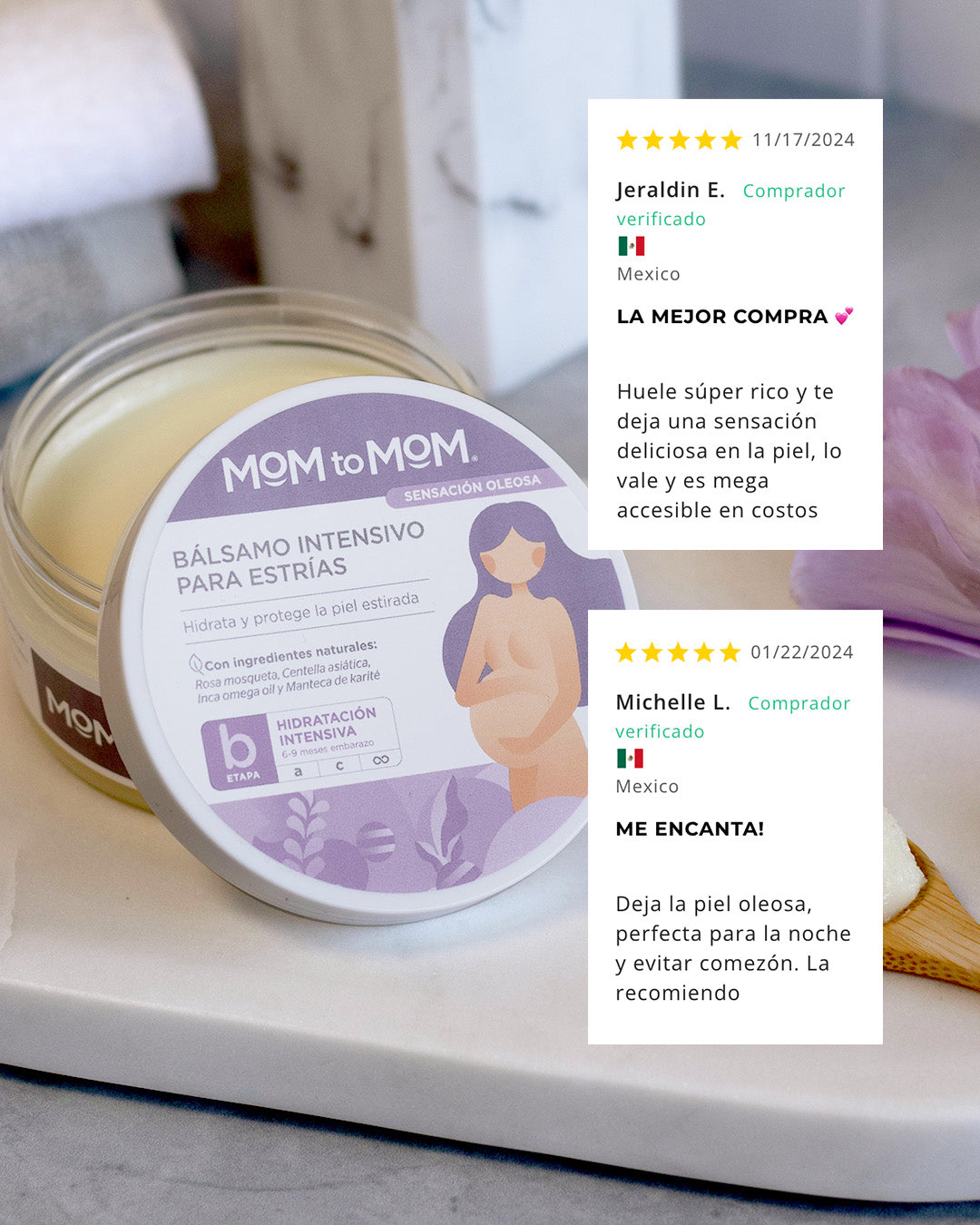 Bálsamo Intensivo para Estrías MOM to MOM ETAPA b