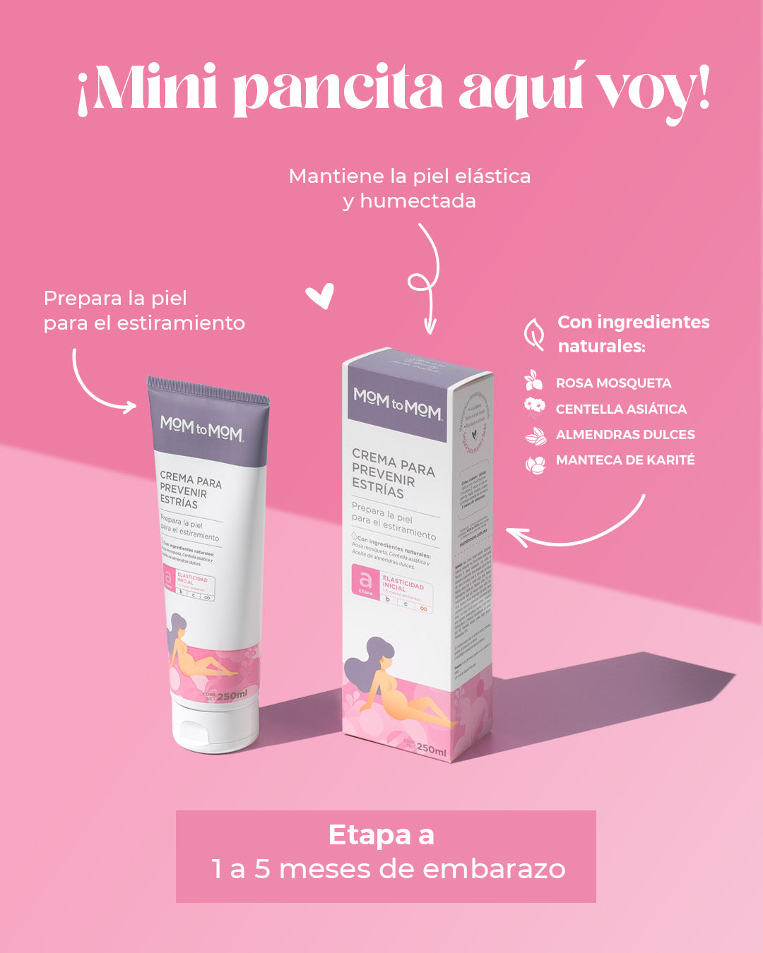 Crema para Prevenir Estrías MOM to MOM ETAPA a