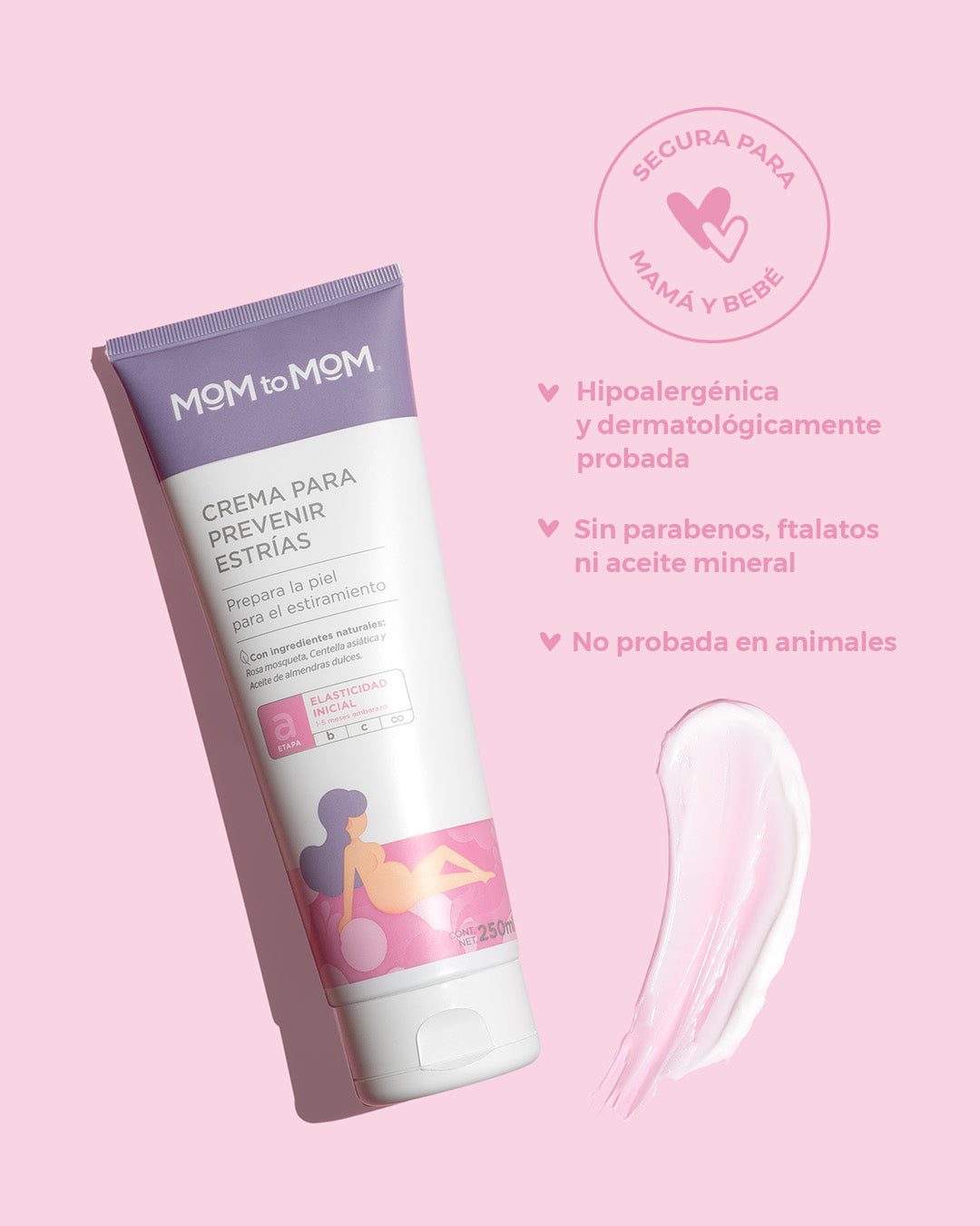 Crema para Prevenir Estrías MOM to MOM ETAPA a