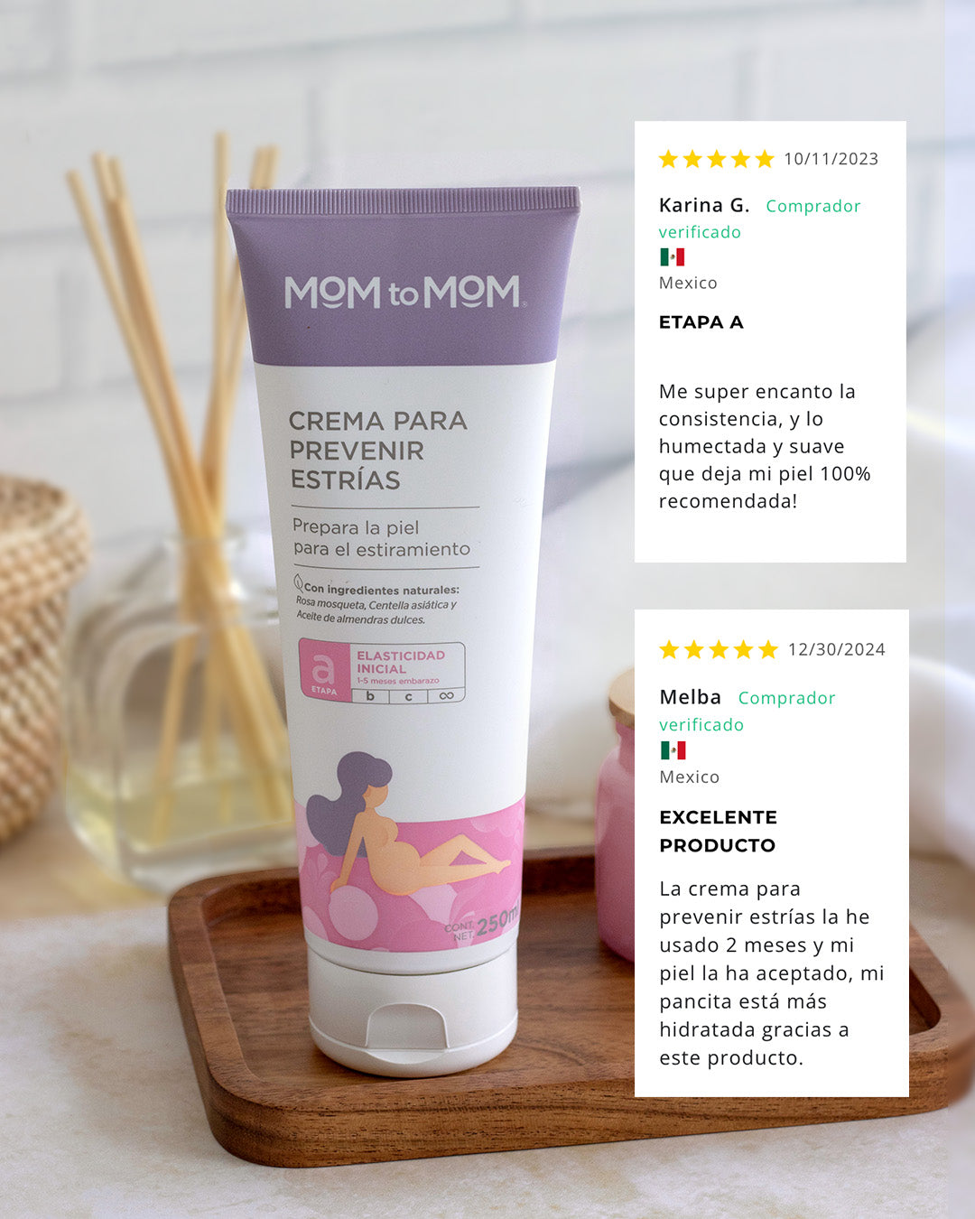 Crema para Prevenir Estrías MOM to MOM ETAPA a