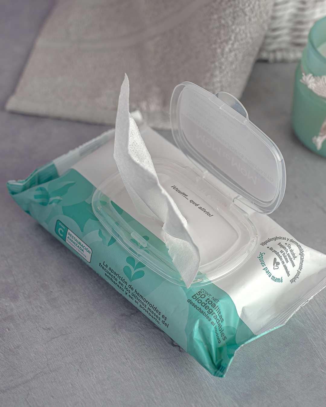 Toallitas Limpiadoras Postparto MOM to MOM ® Etapa c