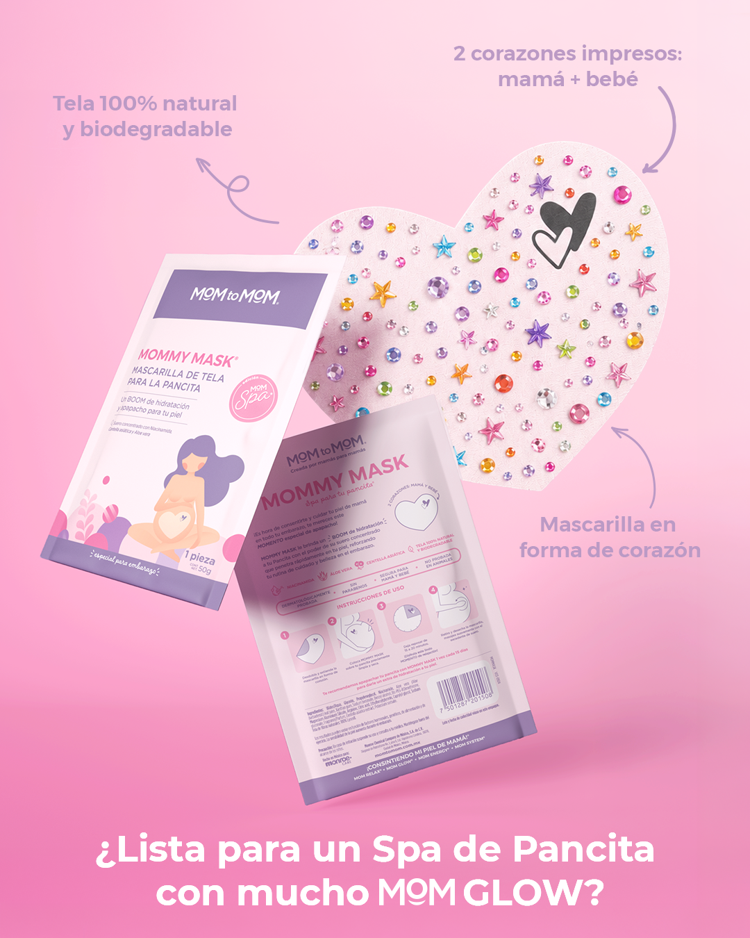 MOMMY MASK Mascarilla en tela para la pancita