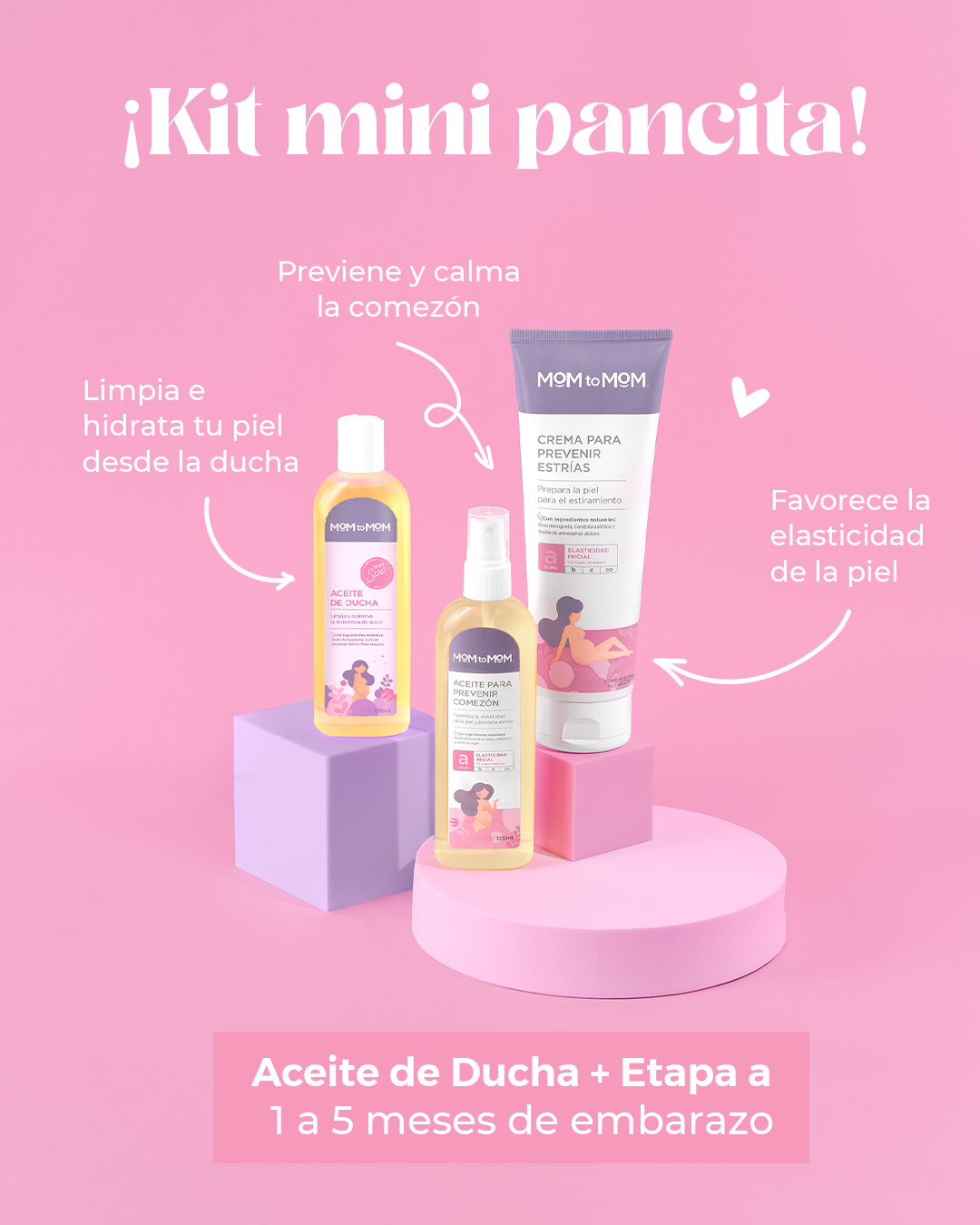 Kit Mini Pancita Embarazo MOM to MOM ® Etapa a