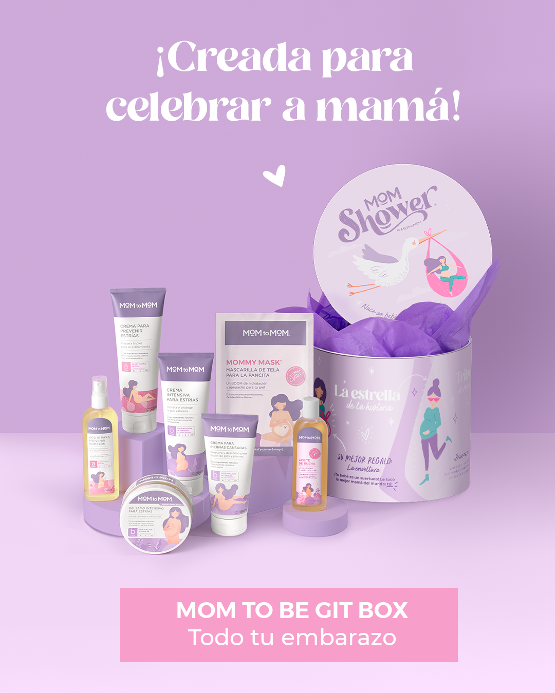 MOM SHOWER GIFT BOX ETAPA Mom-to-be MOM to MOM ®