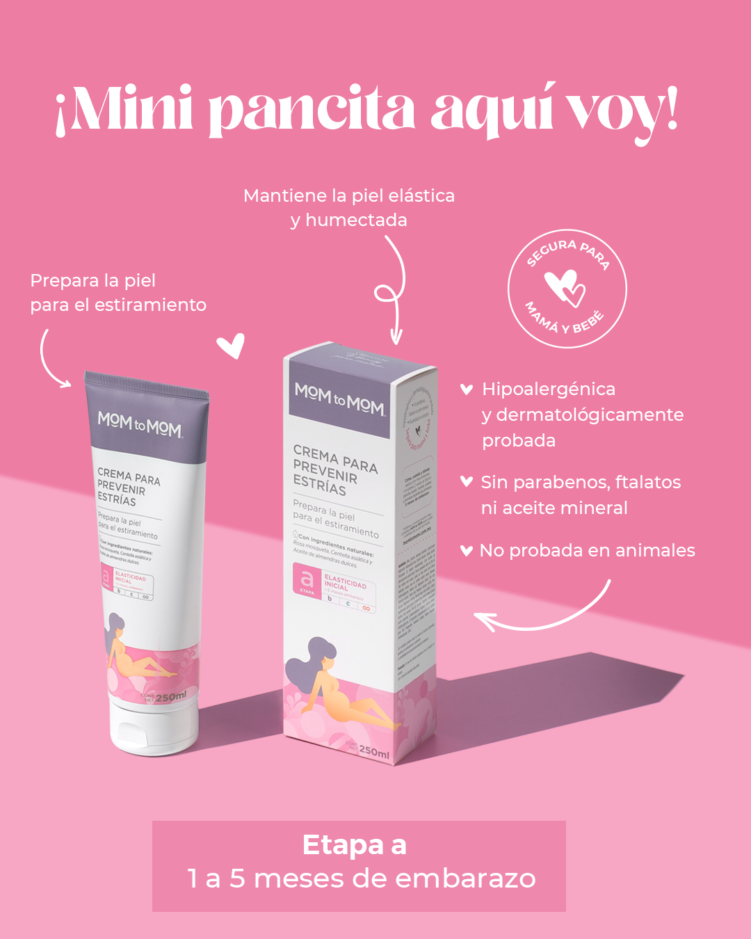 Crema para Prevenir Estrías MOM to MOM ETAPA a