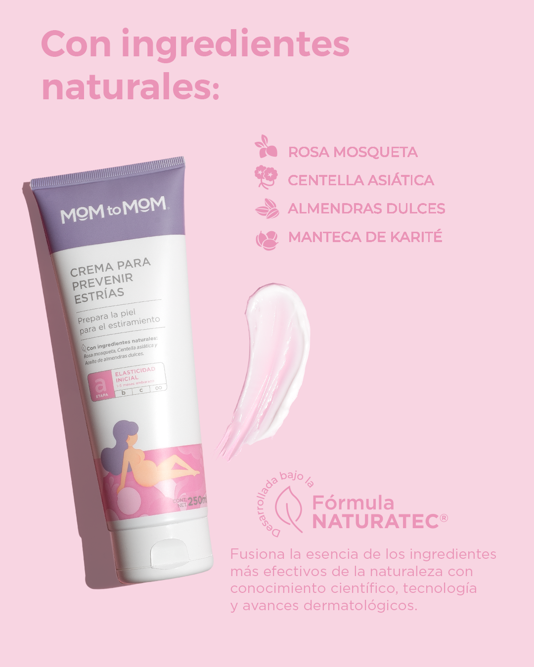 Crema para Prevenir Estrías MOM to MOM ETAPA a