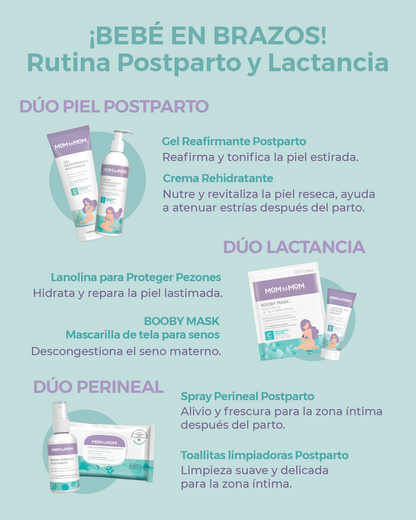 Gel Reafirmante Postparto MOM to MOM ETAPA c