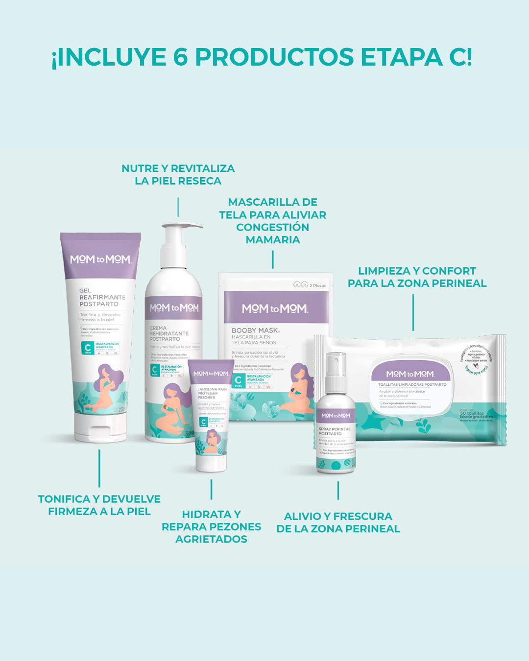 KIT PARTO NATURAL MOM TO MOM ETAPA C