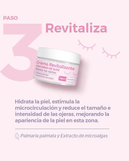 CREMA REVITALIZANTE CONTORNO DE OJOS –Paso 3/4