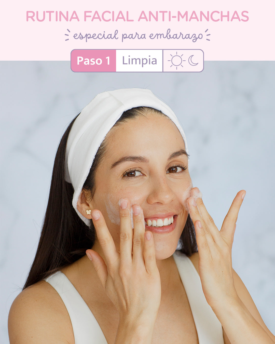 GEL LIMPIADOR FACIAL –  Paso 1/4