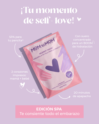 MOMMY MASK Mascarilla en tela para la pancita