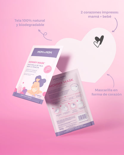 MOMMY MASK Mascarilla en tela para la pancita