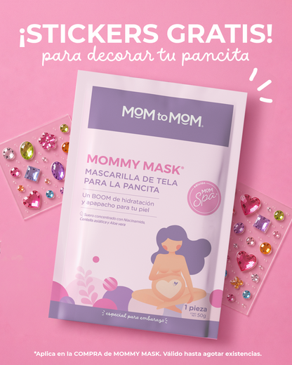 MOMMY MASK Mascarilla en tela para la pancita