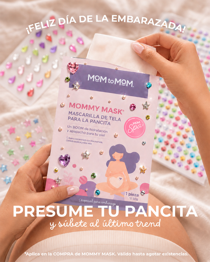 MOMMY MASK Mascarilla en tela para la pancita