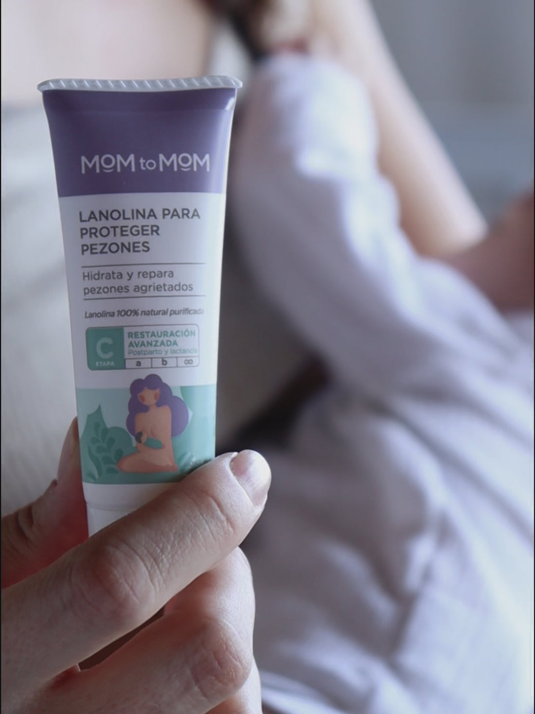 Lanolina para Proteger Pezones MOM to MOM ETAPA c
